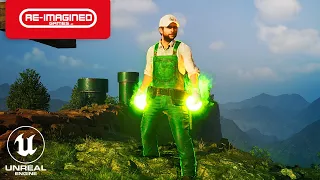 Charlie Day as Luigi - Super Mario Remake - World 1 Gameplay