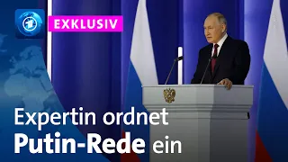 Putin-Rede: Russland-Expertin im Interview