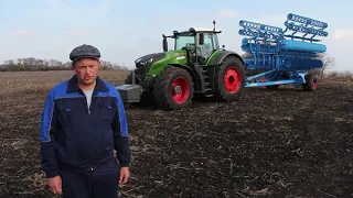 В работе Гиганты — Rubin на универсальном системном носителе Gigant с трактором Fendt 1050 Vario