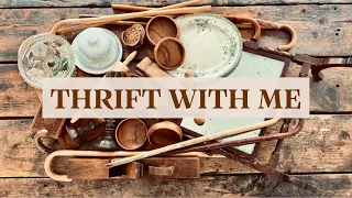 HUGE Thrift Haul ~ Thrift With Me ~ Vintage & Antique Home Decor on a Budget