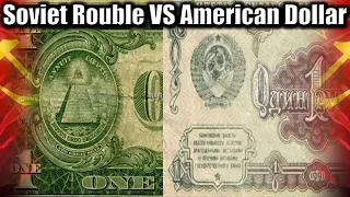 Mighty Soviet Rouble Versus American Dollar. USSR currency #sovietmoney