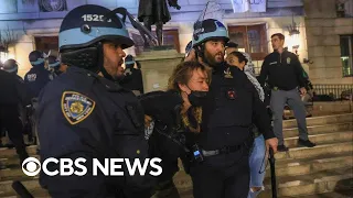 Rival protests clash at UCLA, police arrest Columbia demonstrators