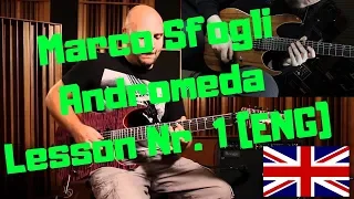 Marco Sfogli "Andromeda" Guitar Lesson nr. 1 (ENG)