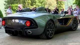 Aston Martin CC100 Speedster Amazing Revs Sound