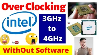How to Overclock INTEL Or AMD to 4GHz Overclocking Without Software With Electric TAPE Hack