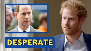 DESPERATE!🔴 Prince Harry is desperate to succeed Prince Edward after he quit royal duties