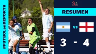 Argentina 3-4 Inglaterra | RESUMEN | Mundial de fútbol Amputados Turquía 2022 | 9° Puesto