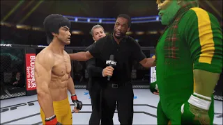 Bruce Lee vs. Anime Villain - EA Sports UFC 4 - Epic Fight 🔥🐲