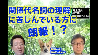 受験生のみなさーん！関係代名詞の文法問題を間違えた時の対処法ですよー【井上逸兵・堀田隆一英語学言語学チャンネル # 18 】