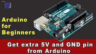 Hoe u extra 5V (of 3,3V voor 3,3V-kaarten) en GND-pin van Arduino kunt krijgen