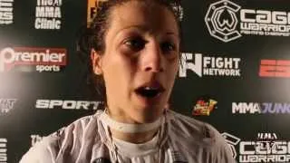 Joanna Jedrzejczyk Cage Warriors 69 Post Fight Interview