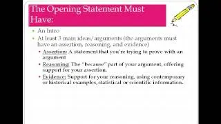 How to Write an Opening and Closing Statement