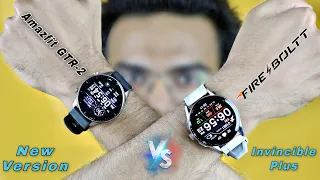 FireBoltt Invincible Plus vs Amazfit GTR-2 New Version COMPARISION || Which one Should You Buy ??