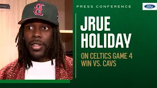 PRESS CONFERENCE: Jrue Holiday on Game 4 win vs. Cavaliers