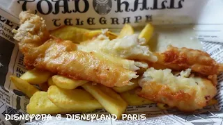 DISNEY RESTAURANT - Fish & Chips at Toad Hall - DisneyOpa