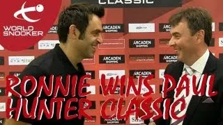 Ronnie O'Sullivan on winning the Paul Hunter Classic in Furth