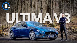 La berlina (V8) più VELOCE del mondo 🇮🇹 Maserati Ghibli 334 Ultima