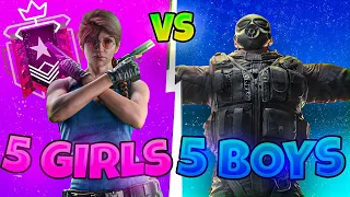 Can Champion E-Girls Beat Champion E-Boys? - RAINBOW SIX SIEGE