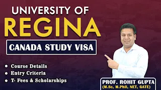 University of Regina | Canada Study Visa | Jan 2024 Intake | Spectrum Overseas |