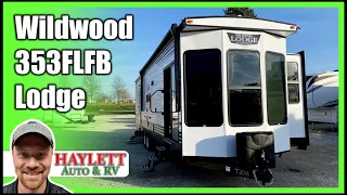 PERFECT Park Model! 2021 Wildwood 353FLFB Lodge Destination Travel Trailer RV Review