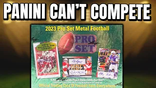 THESE ARE CRAZY GOOD! | 2023 Leaf Pro Set Metal Football Review