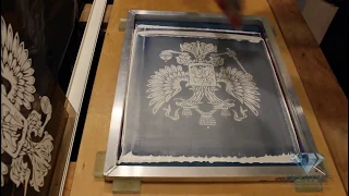 ✅ Уникальная паста. Шелкография на стекле. Аналогов нет! Paste silk screened glass etching satin
