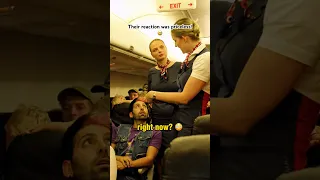 HILARIOUS: We Surprise A Flight Attendant With A Pick-Up Line 😅 #shorts