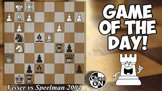 Best Chess Games Ever! Visser vs Jonathan Speelman 2004