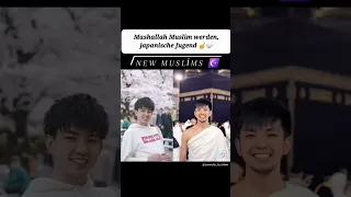 Unser Bruder er wurde Muslim aus Japan. Allahu Akbar ☪️☝️🤍