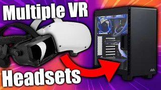 Running MULTIPLE PCVR Headsets On A Single PC & GPU At The Same Time!