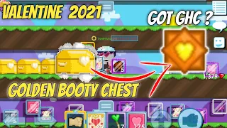 Breaking 600 Golden Booty Chest [ Valentine 2021 ] Growtopia