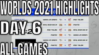 Worlds 2021 Day 6 Group C Highlights ALL GAMES