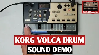 Korg Volca Drum Sound Demo | No talking. No FX.