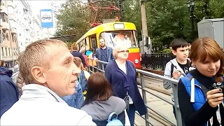 ПАРАД ТРАМВАЕВ! tram parade Moscow Russia transport.#Moscow,#holiday