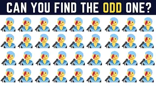 Find The Different Emoji One Out Puzzles  98% FAIL |Spot The Difference | Odd One Out #learnwithnash