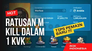 CARA AGAR KILL CEPAT NAIK| Rise of Kingdoms Indonesia