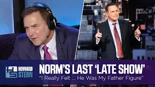 Why Norm Macdonald Got Emotional on His Last “Late Show” Appearance (2016)