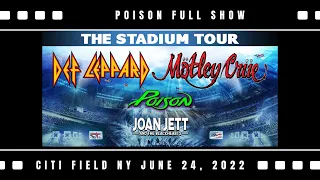 Poison The Stadium Tour Citi Field New York Full Show June 24, 2022