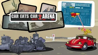 ROCKET LAUNCHER and The END... | Car Eats Car 2 ARENA MODE