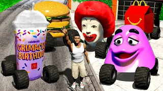 ICH klaue alle GRIMACE SHAKE AUTOS in GTA 5!!