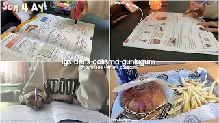 Lgs ders çalışma günlüğüm / hamburgerciye gidelim / sessiz vlog