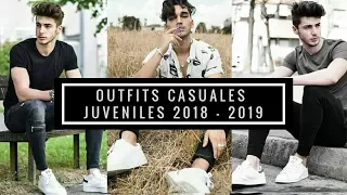 outfits casuales  juvenil |  adolescente 2018 - 2019 | men style