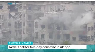 The War In Syria: Rebels call for five-day ceasefire in Aleppo