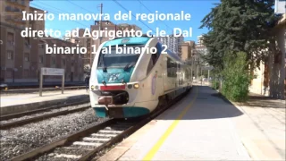 Treni regionali. Arrivi e partenze da Caltanissetta Xirbi e manovra a Caltanissetta c.le