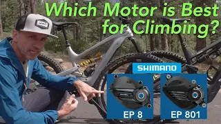 Shimano EP8 vs EP801: Testing on Technical Climb