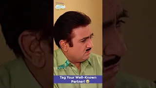 Tag Your Well Known Partner! #tmkoc #tmkocsmileofindia #jethalal #funny #viral #trending #comedy