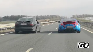 Nissan 370Z vs tuned Saab 9-5 2.3T