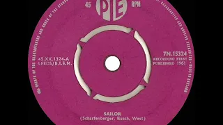 1961 Petula Clark - Sailor (#1 UK hit)