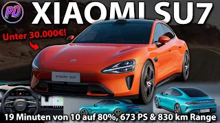 XIAOMI SU7 - Xiaomi´s erstes E-Auto zum Kampfpreis!