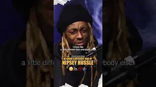 Lil Wayne knew a different side of Nipsey Hussle 🤷🏽‍♂️😳💯 #lilwayne #nipseyhussle #hiphop